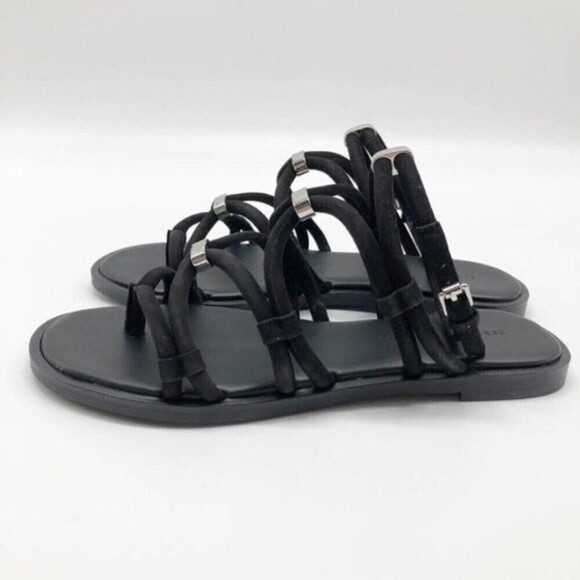 REBECCA MINKOFF Sarle Strappy Black Sandal  - Picture 6 of 10